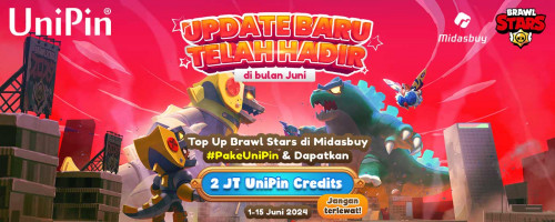[New Update – Juni 2024] Top Up Brawl Stars dengan UniPin & Dapatkan 2 Juta UniPin Credits!